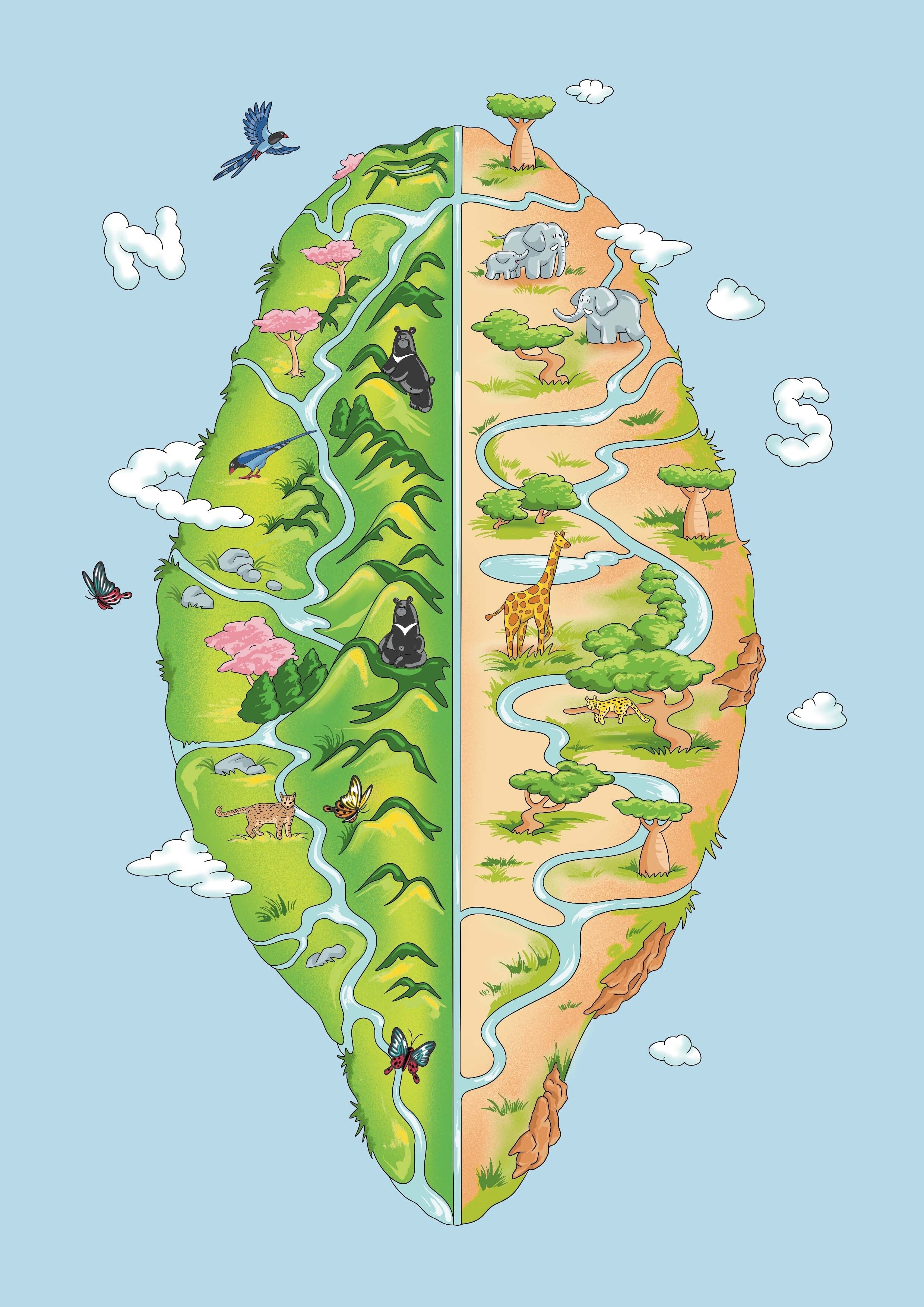 走進臺灣鏡像之島，看見相反的地形與生態