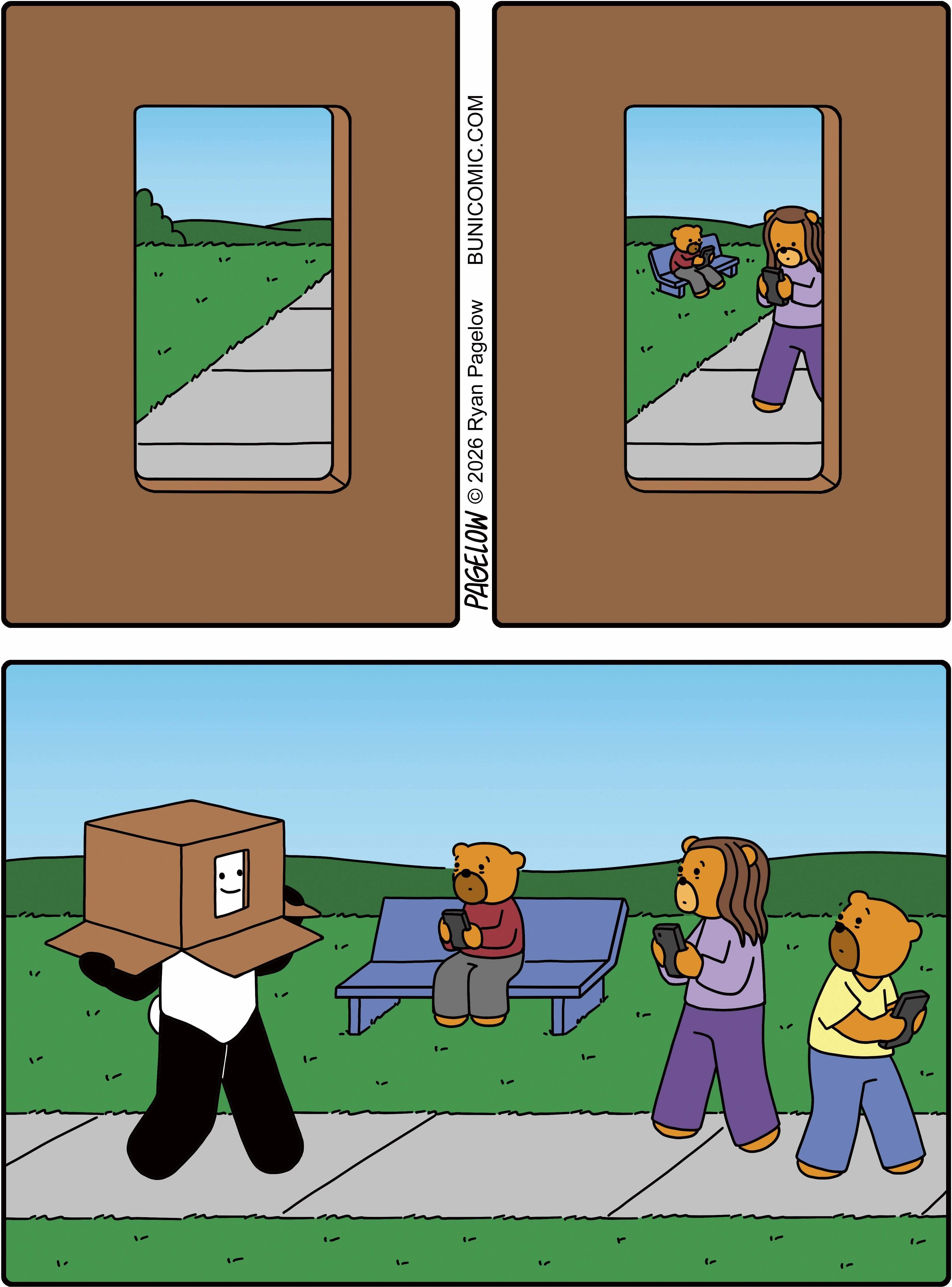 Boxed in