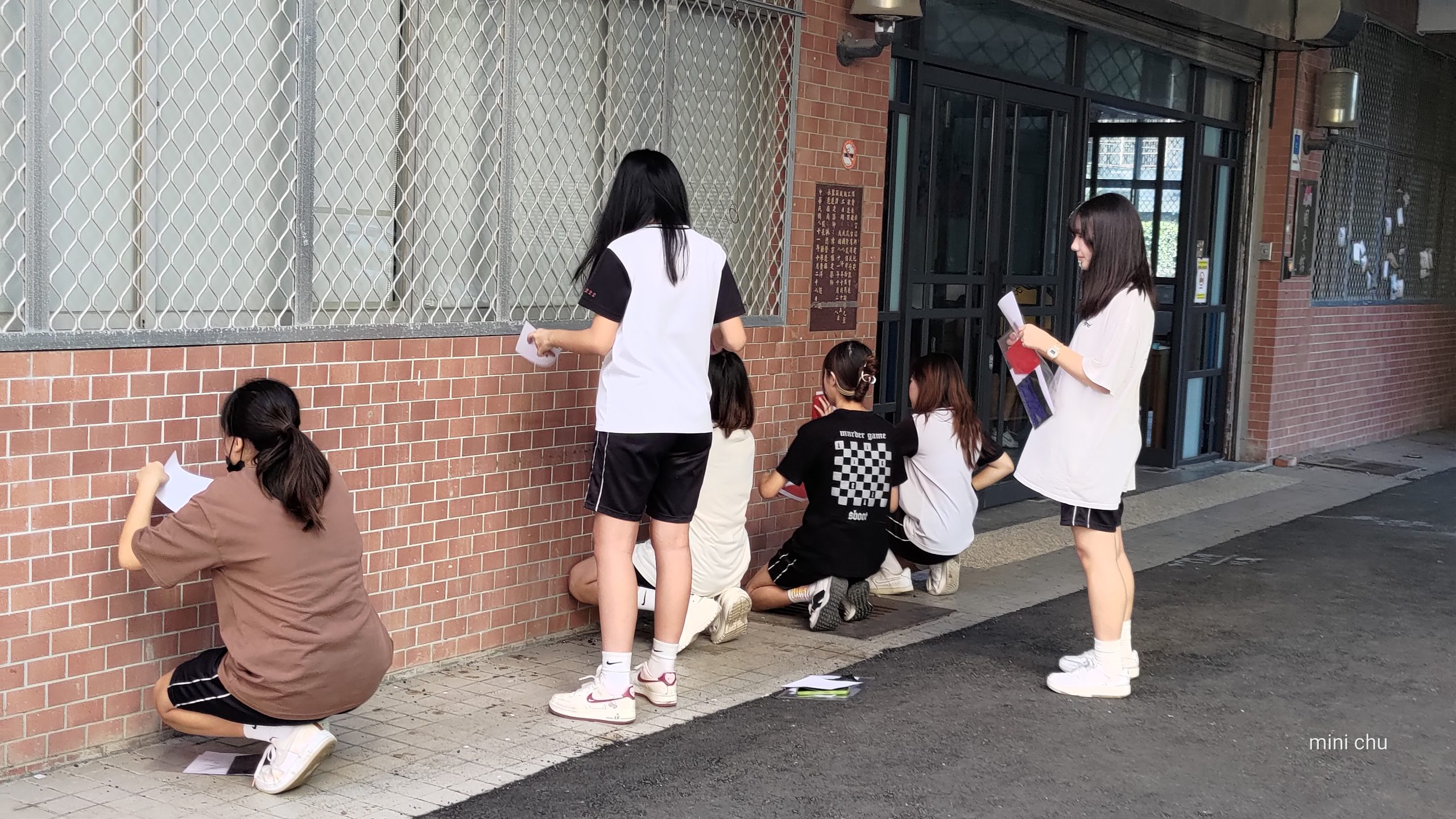 112學年度第一學期於臺中市立豐原高級中等學校施辦質感採集課程實作紀錄系列照片共20張